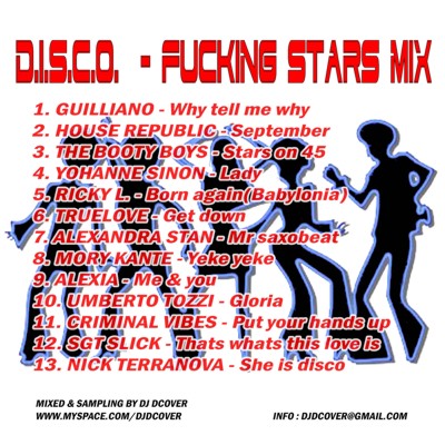 DJ D'Cover - Disco fucking stars mix